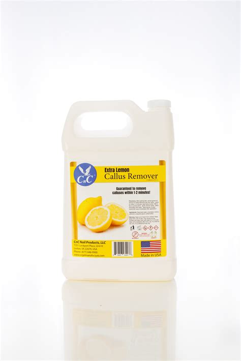 cnc lemon|CnC Lemon Callus Remover 4 Gallon/Box .